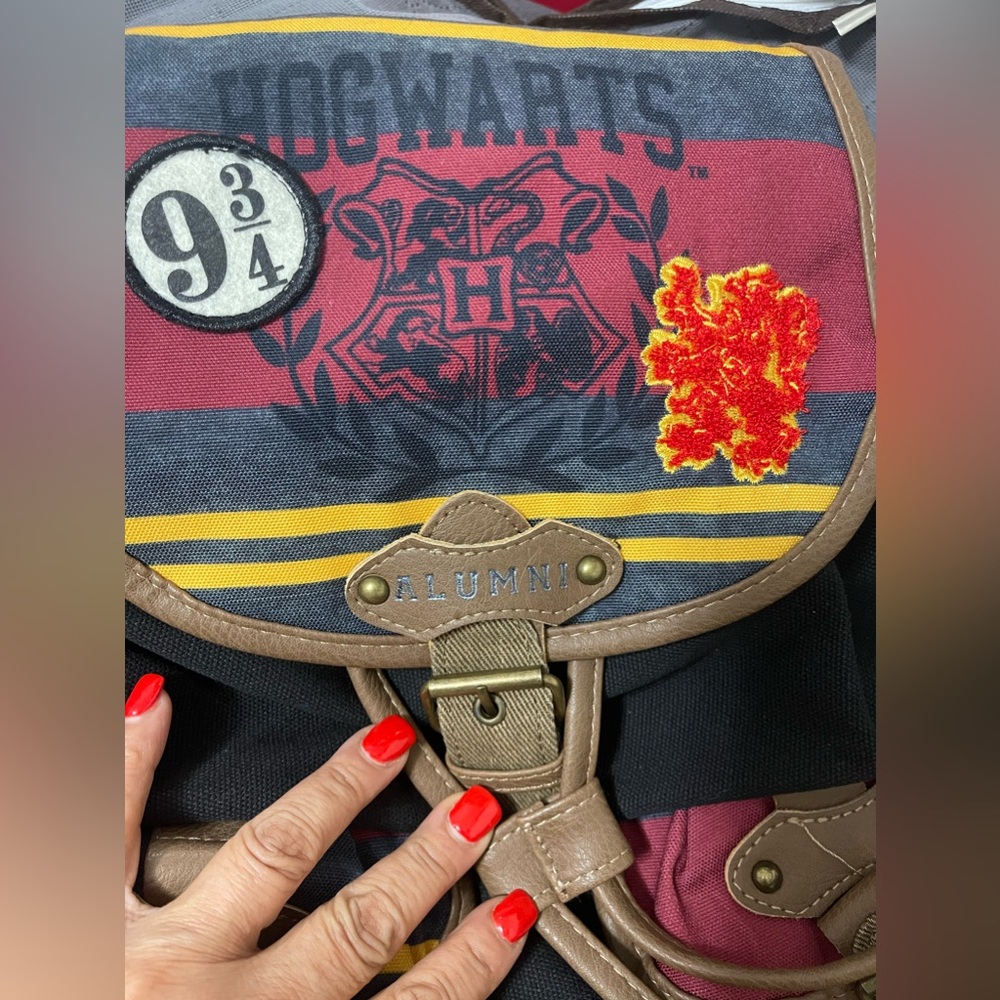 🌼💚💚 Harry Potter Hogwarts Alumni full size  Knapsack Bioworld - Picture 9 of 10